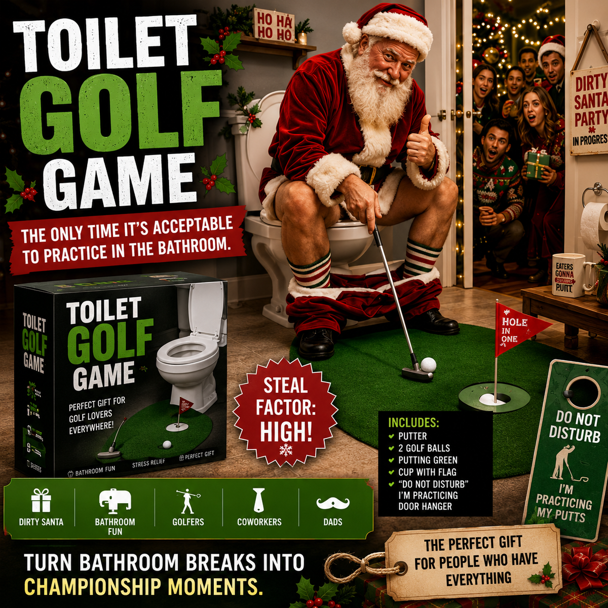 Toilet Golf Game