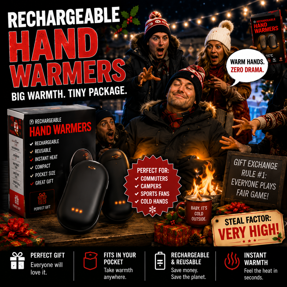 Rechargeable Hand Warmers